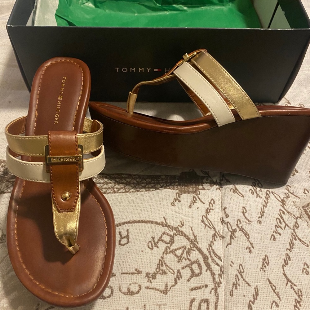 Tommy Hilfiger Wedged Heel Sandals